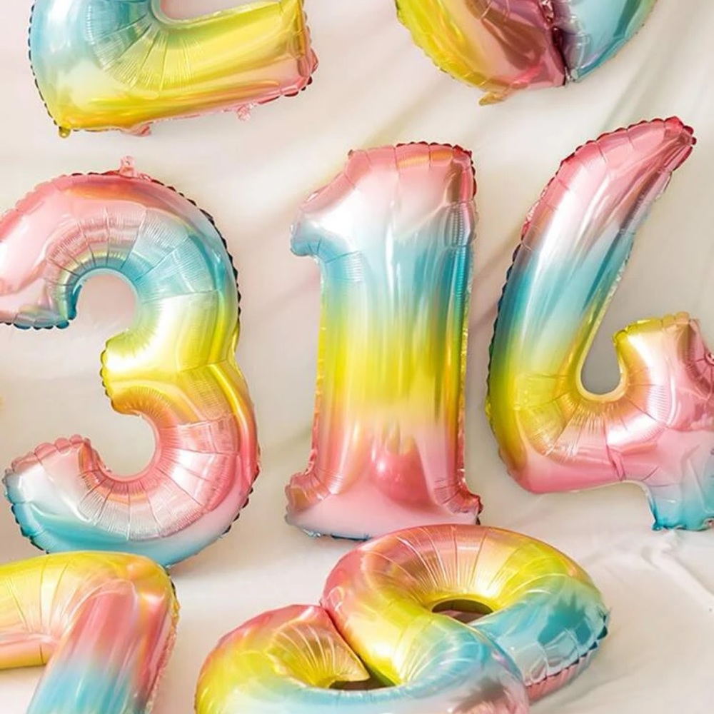 #2 and #3 (23) Multicolor Balloons